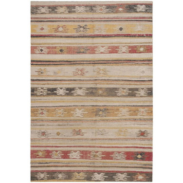 Montage Taupe and Multi 3' x 5' Outdoor Area Rug