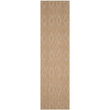 Courtyard Natural 2'3" x 8' Runner Outdoor Area Rug