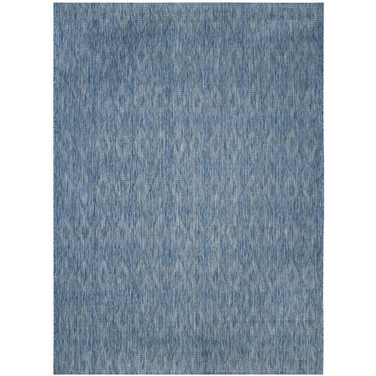 Courtyard Navy 9' x 12' Sisal Weave Outdoor Area Rug
