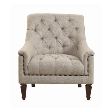 Coaster Home Furnishings Avonlea Upholstered Chair with Heavy Tufting