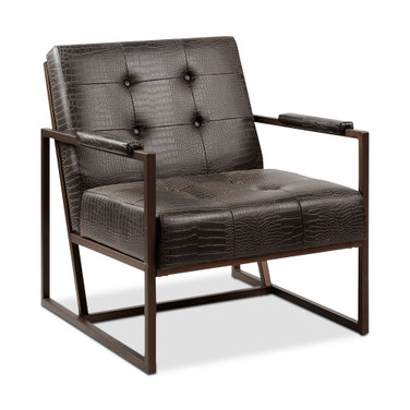 York Leather Lounger