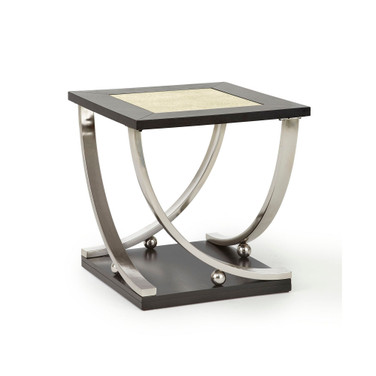 Ramsey 24" Wood and Metal End Table
