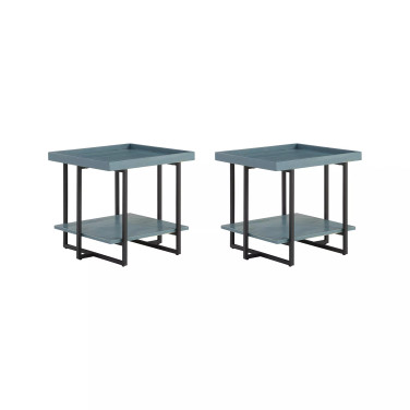 Darkan 1 Shelf End Table, Set of 2