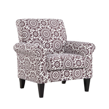 Janet Traditional Rolled Arm Armchair