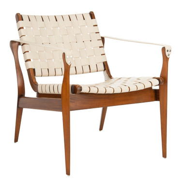 Dilan Leather Safari Chair