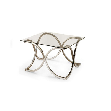 Claudio Coffee Table with Tempered Glass Top