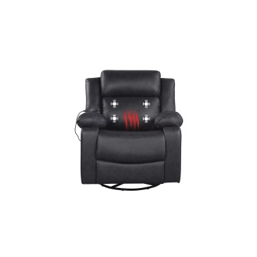 Relax A Lounger Max Manual Swivel Recliner with Heat and Massage
