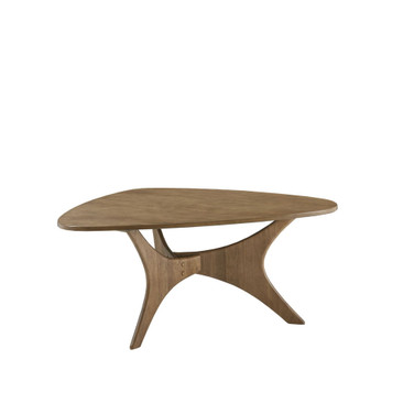 Blaze Triangle Wood Coffee Table