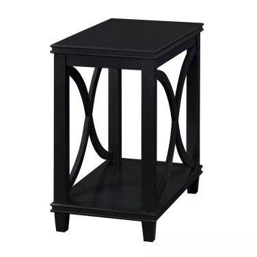 Florence Chairside End Table with Shelf