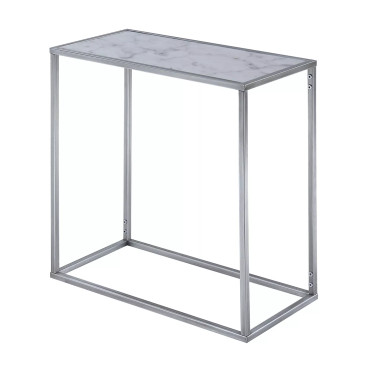 Gold Coast Faux Marble Chairside End Table