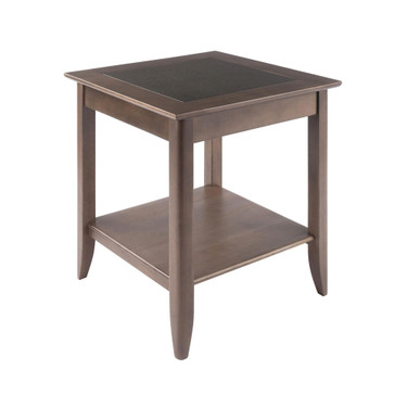 Santino Accent Table - Oyster Gray