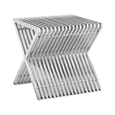 Press Stainless Steel Side Table