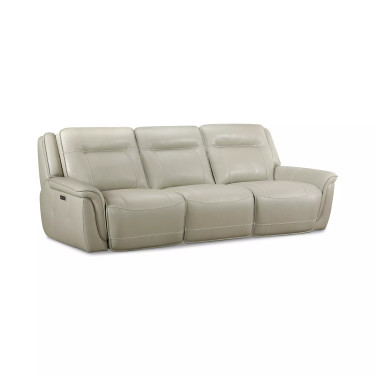 Lenardo 3-Pc. Leather Sofa with 3 Power Motion Recliners