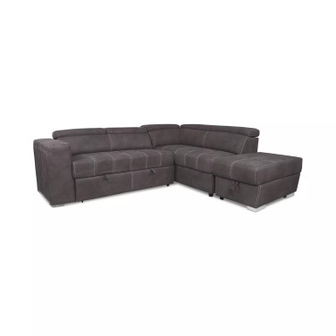 Yarrin 122" 3-Pc. Fabric Sleeper Sectional Sofa