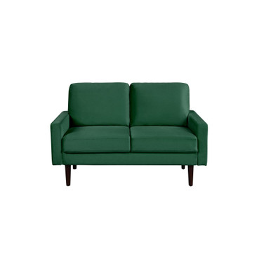 34.5" Wood, Steel, Foam and Polyester Micheal Loveseat