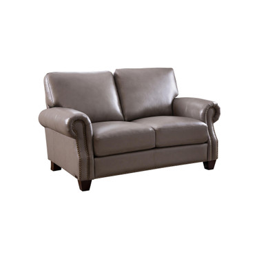 Romi Leather Loveseat