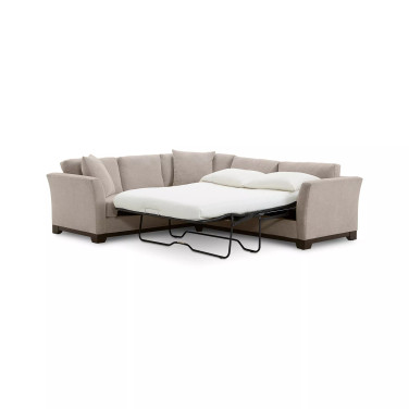 Elliot II 108" Fabric 2-Pc. Sleeper Sofa Sectional