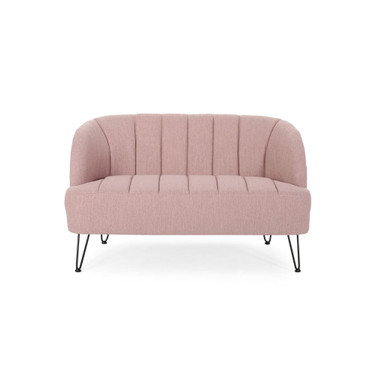 Lupine Modern Loveseat with Hairpin Legs
