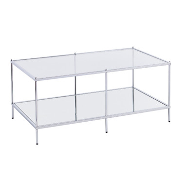 Ashe Glam Mirrored Cocktail Table