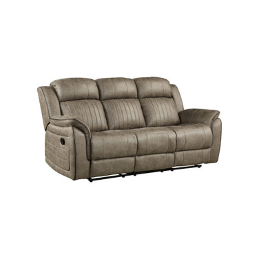 White Label Lola 84" Double reclining sofa