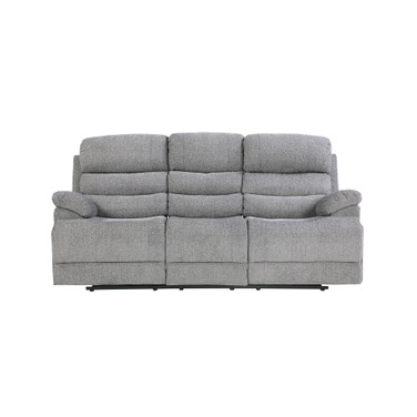 White Label Cruz Power 84" Double Reclining Sofa with Power Headrests and USB Port