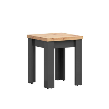 17" H Wood Liverpool Tall Side Table