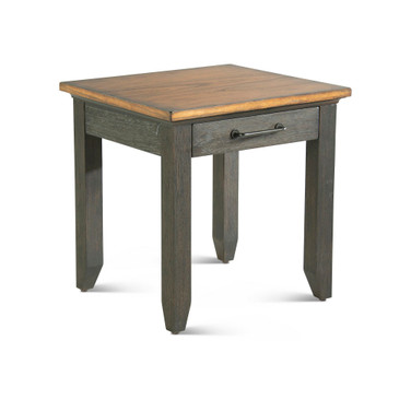 Bear Creek 24" Wide Wooden End Table