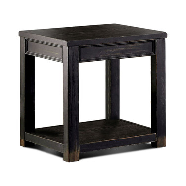 Falima Antique Black End Table