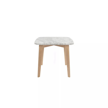 Gavia Square Marble Side Table
