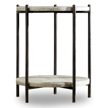 Melange Blythe Round Accent Table