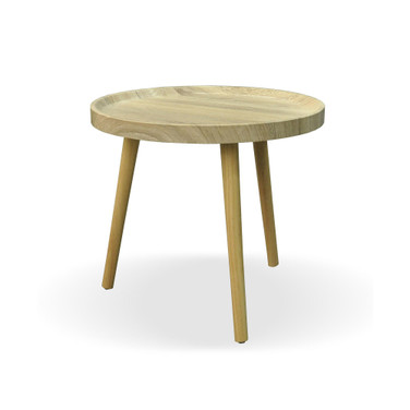 Marquette Traditional Faux Wood Side Table