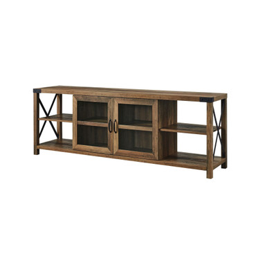 Farmhouse Metal X TV Stand