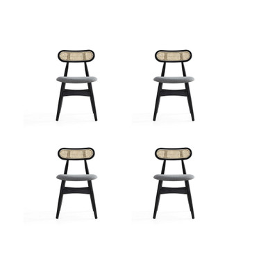 Colbert 4-Piece Ash Wood Upholstered Dining Chair