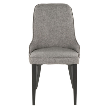 Nueva Chair in Metal and Fabric Set of 2