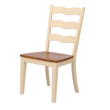Company Transitional Ladder Back Dining Side Chairs, Set of 2