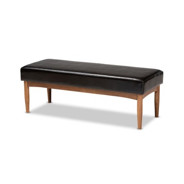 Arvid Mid-Century Modern Dining Bench