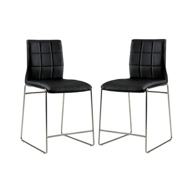 Poipen Tufted Pub Dining Chair (Set of 2)