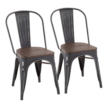 Oregon Stackable Dining Chair Set of 2