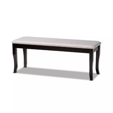 Cornelie Modern and Contemporary Transitional Fabric Upholstered Dining Bench