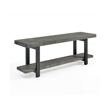 Pomona Metal and Reclaimed Wood Bench
