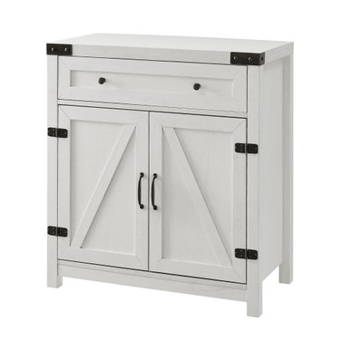 Farmhouse Barn Door Accent Cabinet