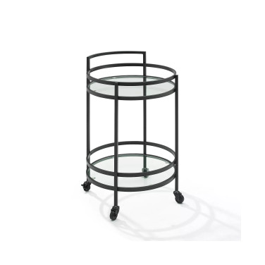 Bailey Round Bar Cart