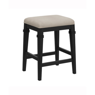 25.25" Wood Arabella Backless Furniture Counter Height Stool