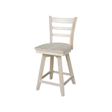 Emily Counter Height Stool with Swivel and Auto Return