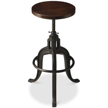 Gladney Iron Revolving Bar Stool