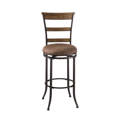Charleston Swivel Ladder Back Bar Height Stool