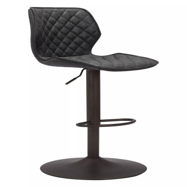 45" Steel, Polyurethane Seth Adjustable Base Bar Chair