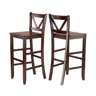 Victor 2-Piece 29" V Back Bar Stools
