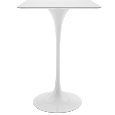 Lippa 28" Square Wood Top Bar Table
