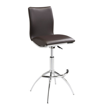 Modern Leatherette Adjustable Bar Stools